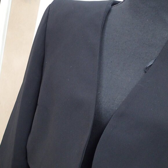 Jacqueline Ferrar Crop Style Black Jacket  Size 10 - Picture 7 of 8